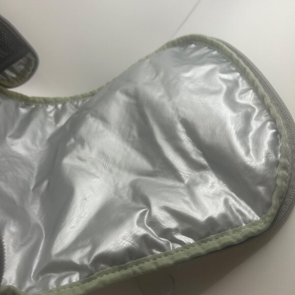 Kipling Multicolor Printed Crossbody Bag With Adjustable Grey Strap & Zipper Poc - Picture 11 of 12